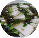 紫菜豆腐肉片汤