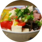 什锦豆腐鸡蛋羹